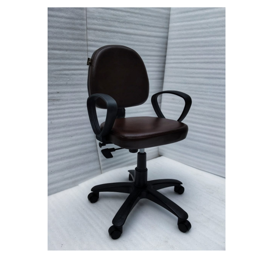 A31 FG Comp RF Rexin Brown Computer Chair Office Chair