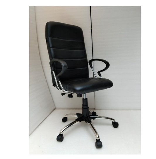 A34 FG HB Design Chrome PU Office Chair Computer Chair