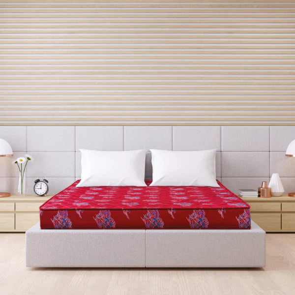 Kurl On Teensy medium firm 4 Inch Thick mattress Queen Size 5X6.5 Feet 60X78 Inch 2 Years Warranty