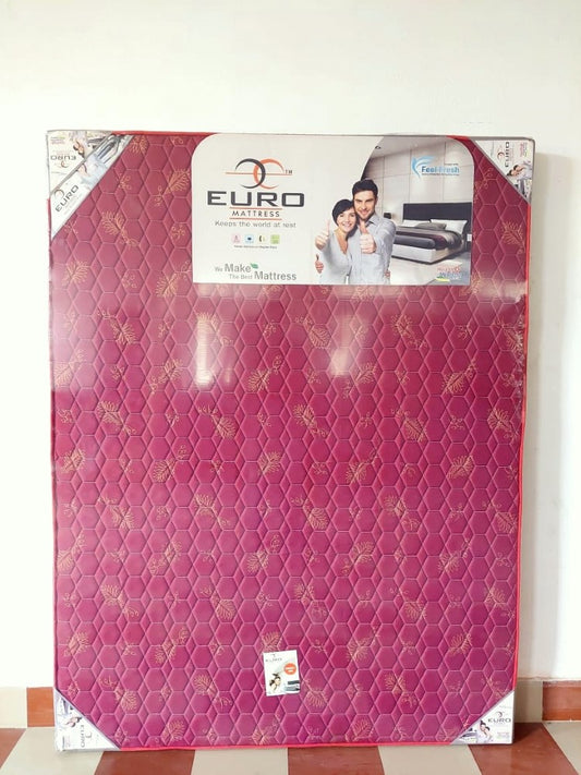 Euro Popular 5 Inch Mattress Queen Size 60X78 Inch 5X6.5 Feet 3 Years Warranty