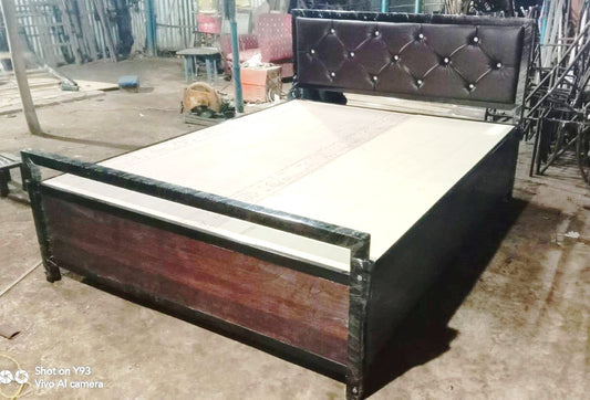 King Box Bed 6x6.5 Feet Metal Box Bed Heavy Quality
