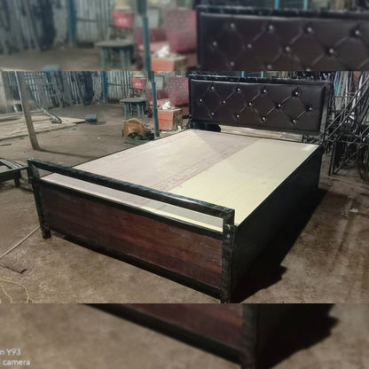 Bowzar Queen Box Bed Size 5x6.5 Feet Different color combination available