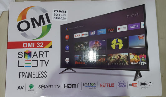 OMI Smart LED TV 32 Inch HD Android OS Bluetooth Wifi HDMI