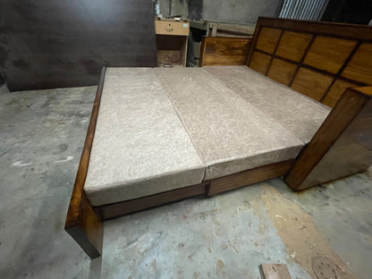 Bowzar Segun Kath Teak Wood Sofa Cum Bed 5x6 Feet