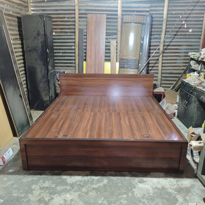 Bowzar King Size Bed 6x6.5 Feet Dark Rolex