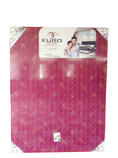 Euro Popular 4 Inch Mattress Queen Size 60X78 Inch 5X6.5 Feet 2 Years Warranty