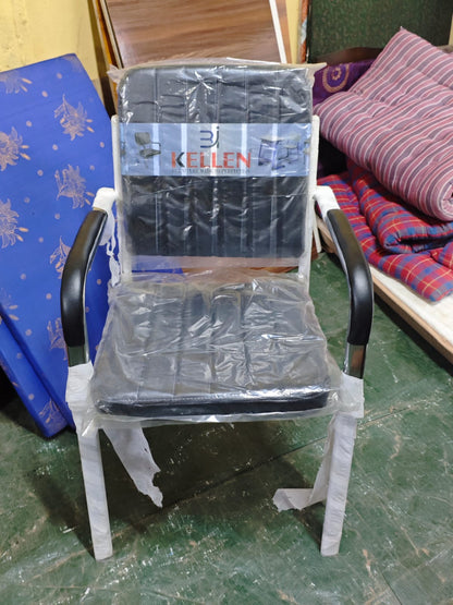 Bowzar Visitor Chair Capsule Pipe Chrome