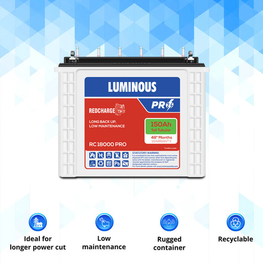 Luminous RC18000 150AH