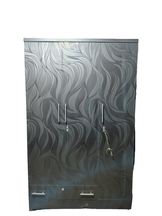 Bowzar 3 Door Almirah Wardrobe with Drawer