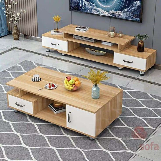 Engineering Wood Center Table with Drawer 36X20X15 Inch