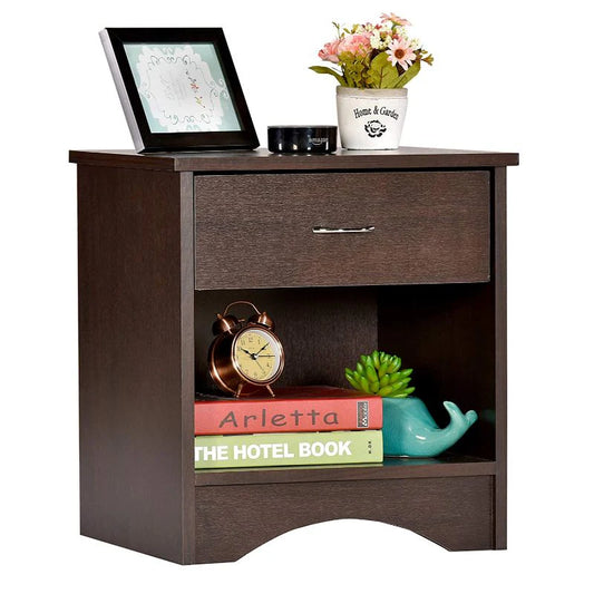 Engineered Wood Bed Side Table and End Table L16XW14XH18
