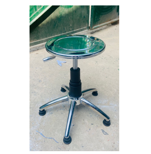 A62 Steel Stool Height Adjustable FG WW Stool Chrome