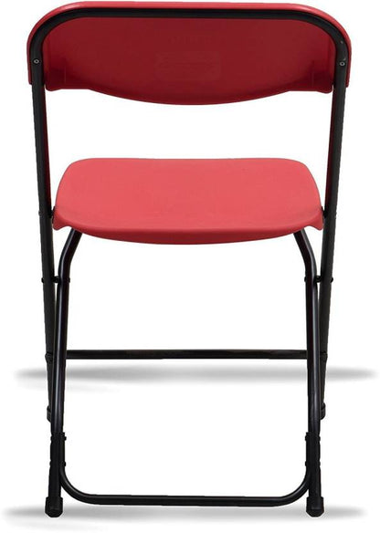 Supreme PLASTIC Folding Plastic Chair FOR STUDY/OFFICE/CAFE/WFH/ROAD TRIP WITH METAL BODY Plastic Cafeteria Chair  (BROWN, Pre-assembled) Plastic Furniture