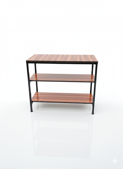 Gas Table 3 Shelf Study Table Multipurpose Table L36xW18xH30 Inch