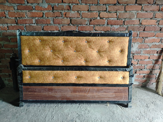Bowzar Queen Bed Size 5X6.5 Feet Premium Suede Fabric