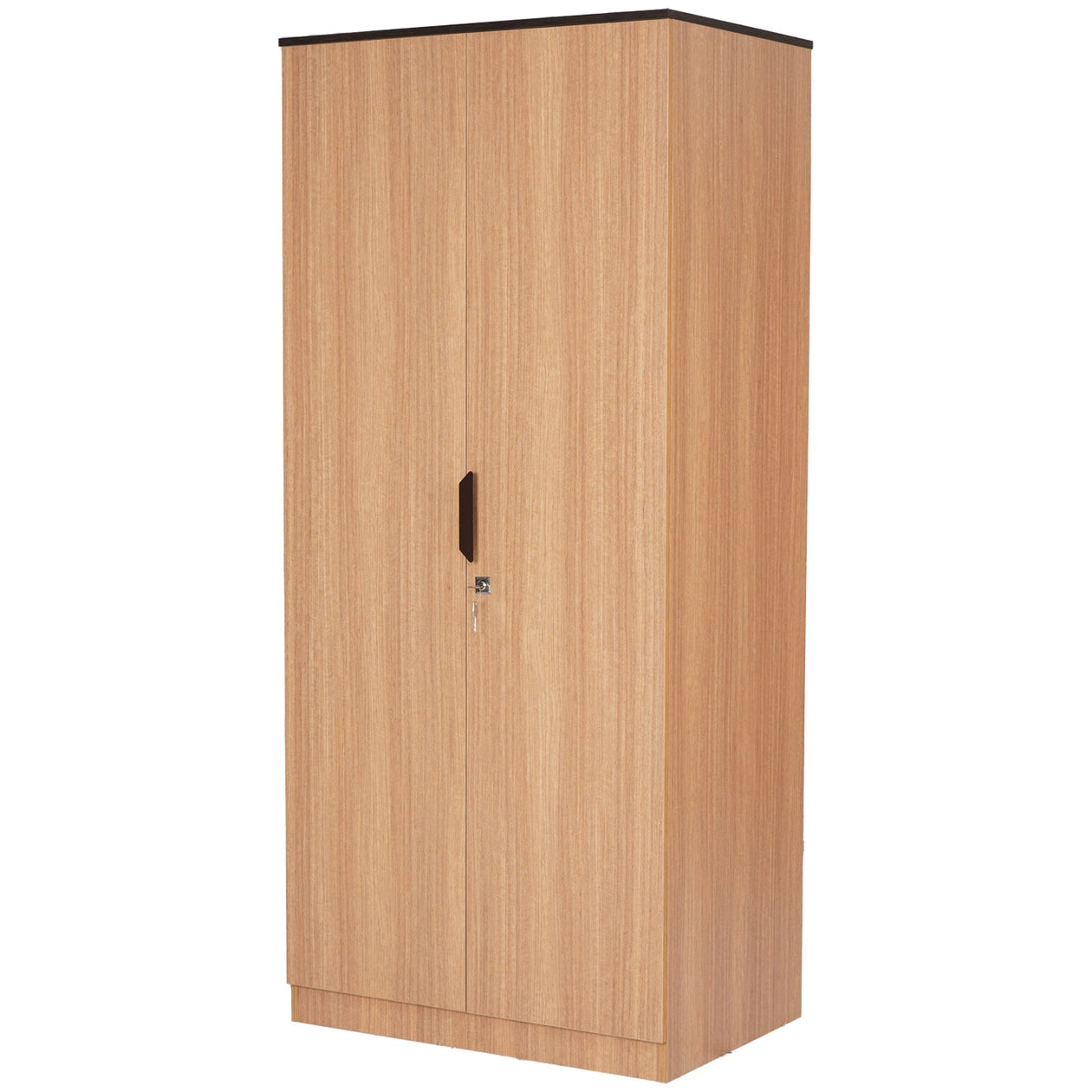 Bowzar MDF 2 Door Almirah 2 Door Wardrobe with Drawer