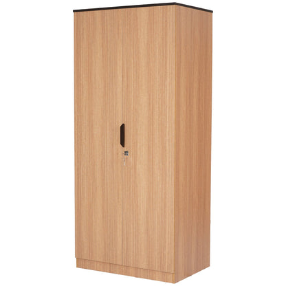 Bowzar MDF 2 Door Almirah 2 Door Wardrobe with Drawer