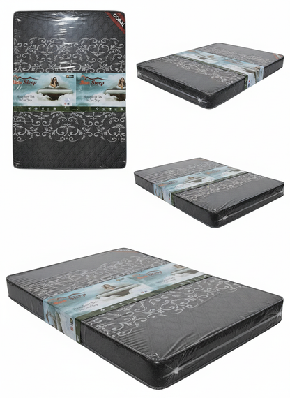 Sunsleep 4 Inch New Coral Queen Mattress Soft 5x6.5 Feet 60x78x4 Inch
