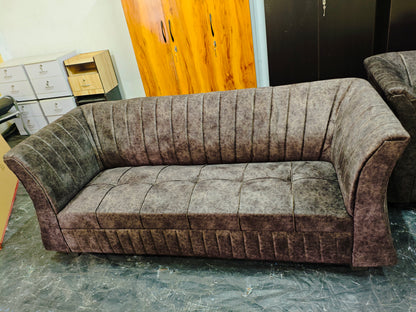 Bowzar Cube Model 5 Seater Sofa With Premium Calvin Fabric and Faom