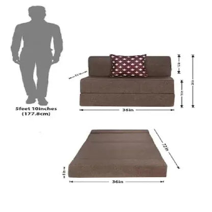 Bindal Sofa Cum Bed Single Bed Single Mattress Bed 3X6 Feet 36X72 Thickness 8 Inch