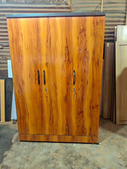 3 Door Almirah Engineering Wood Wardrobe 3 Door Almirah