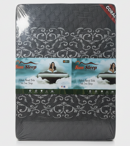 Sunsleep 4 Inch New Coral Queen Mattress Soft 5x6.5 Feet 60x78x4 Inch