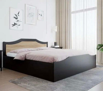 Engineering Wood Box Bed Dual Color King Box Bed  6X6.5 Feet Board King Box Bed