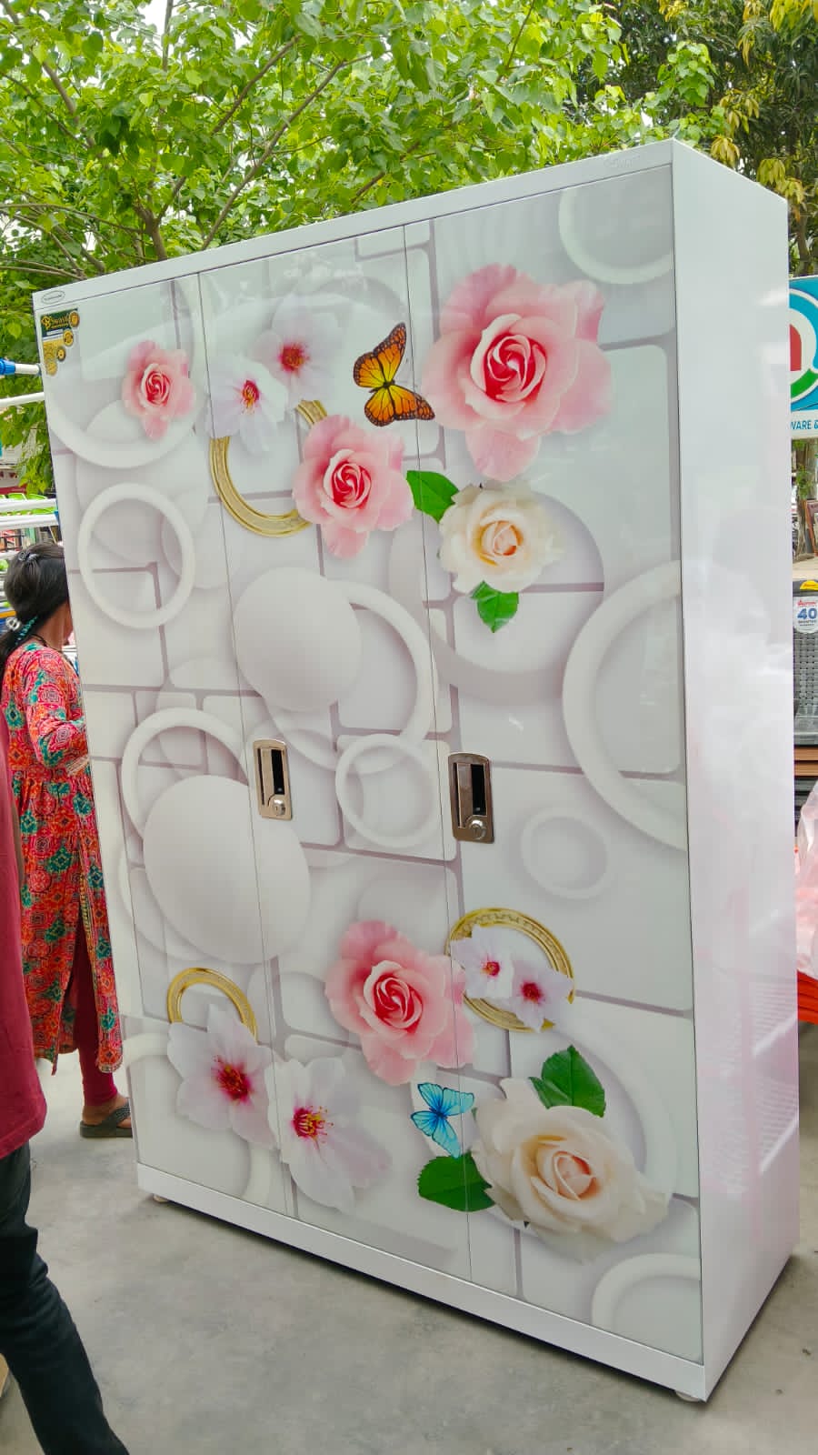 SQ Printed Almirah Wardrobe Printed Wardrobe