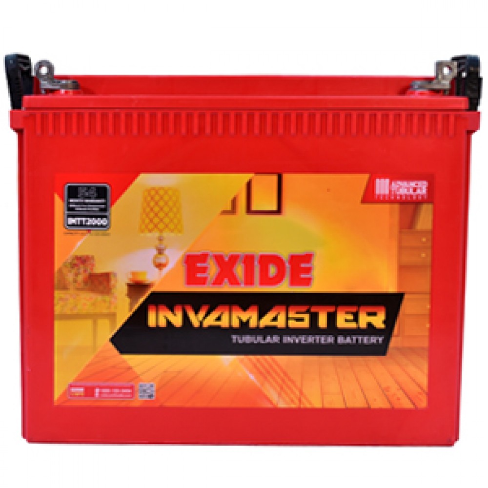 Exide Invamaster IMTT2000 Tall Tubular Battery 200Ah Warranty 60 Months