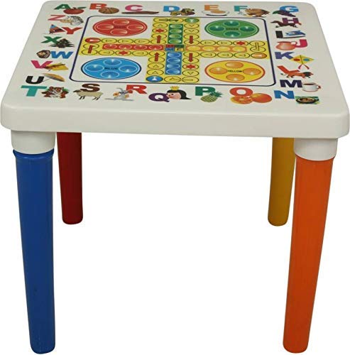 Supreme Bubble Kids Plastic Outdoor Table (Finish Color - Multi Color)