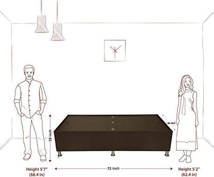 Bowzar Furnitures Single Engineered Wood Divan Bed With Storage Diwan Bed