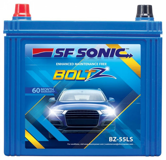 SF Sonic Flash Start 1800 FS1800 55LS 45Ah Car Battery Warranty 60 Months