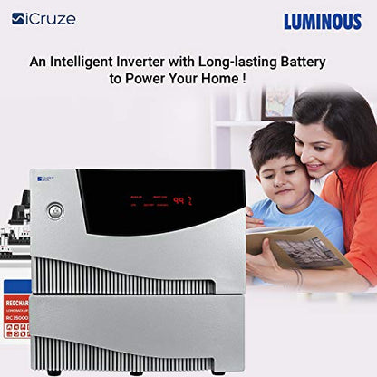 Luminous Cruze+ 4KVA Inverter with 4 Nos RC15000 120 AH Tubular Battery