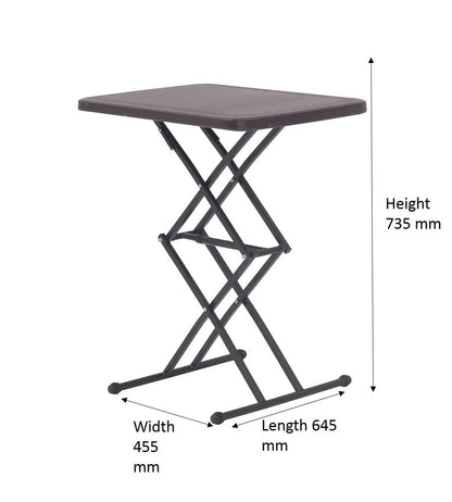 Supreme Scissor Height Adjusting Table, Globus Brown