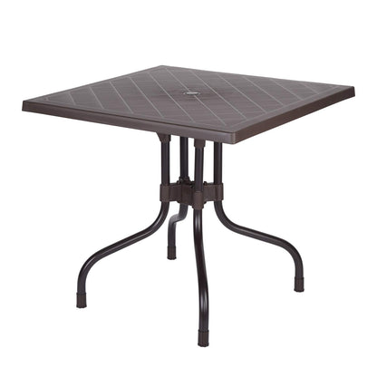 Supreme Olive 4 Seater Plastic Dining Table for Home