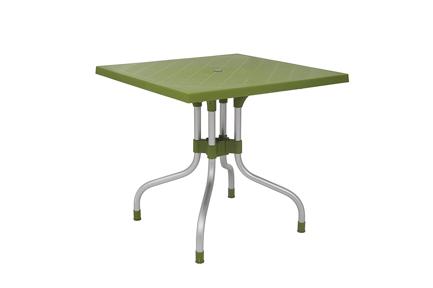 Supreme Olive 4 Seater Plastic Dining Table for Home