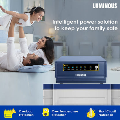 Luminous NXG 850 Pure Sinewave Solar Inverter 500VA With ISOT Technology