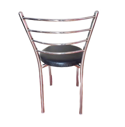 Bowzar Stainless Steel Chair with Cushion for Dining Restaurant
