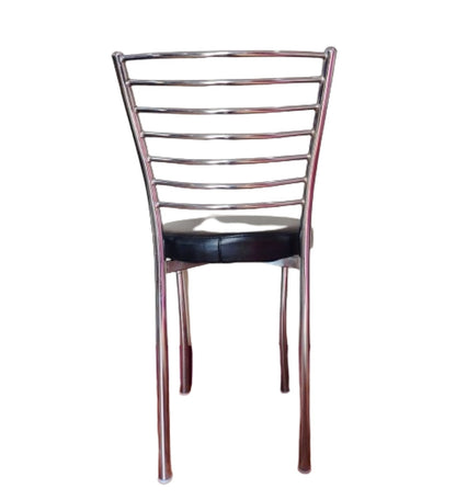 Bowzar Stainless Steel Chair 7 Wire with Cushion for Dining Restaurant