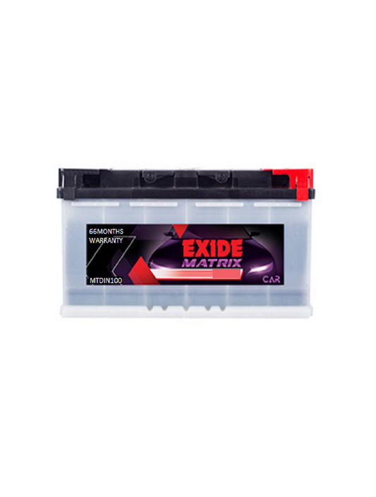 Exide Matrix 100AH Battery | FMT0-MTDIN100