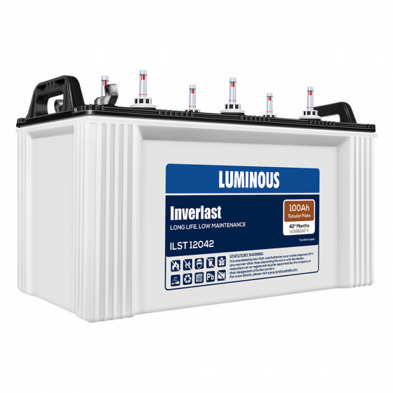 Luminous Inverlast 100Ah ILST12042 Tubular Battery