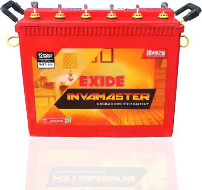 Exide Invamaster IMTT1500 150AH Tall Tubular Battery Warranty 60 Months