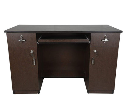 Bowzar Enterprise Engineered Wood Office Table 5X2 Feet Both Side Drawer